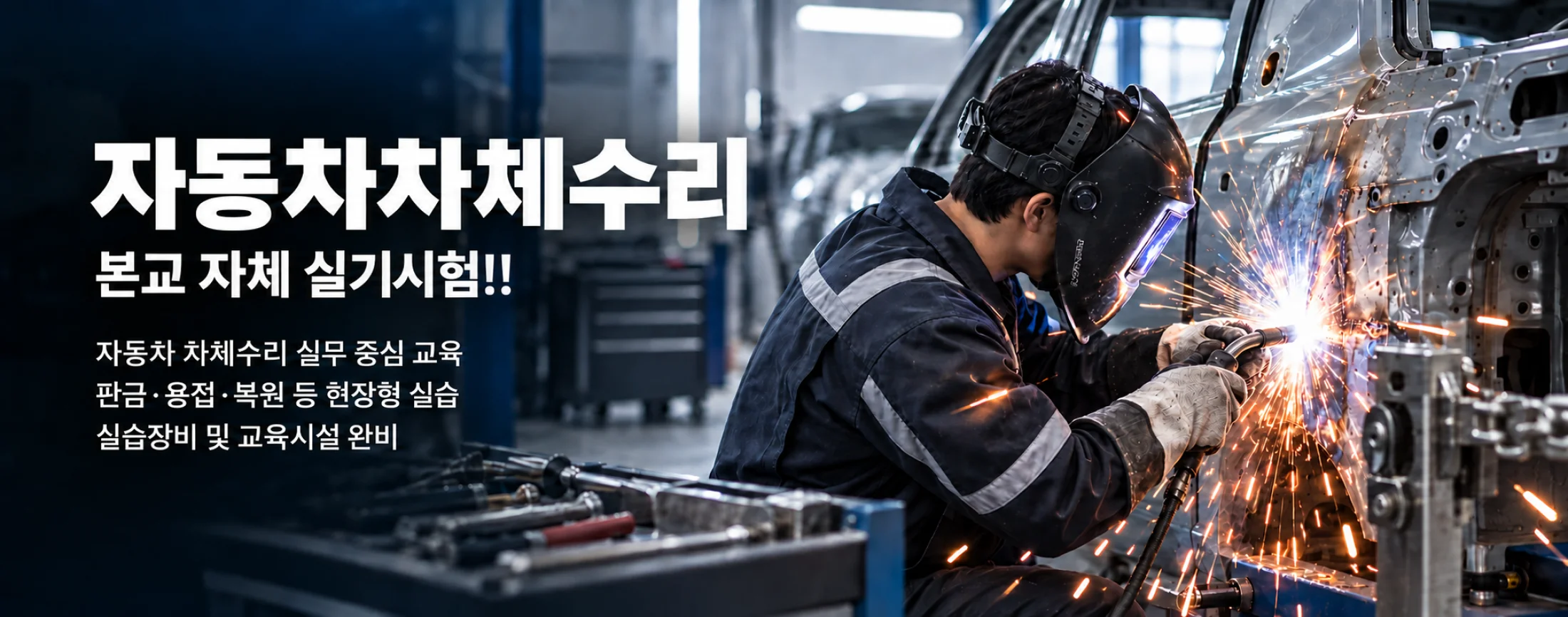 자동차차체수리 야간재직자과정 판금 용접 복원